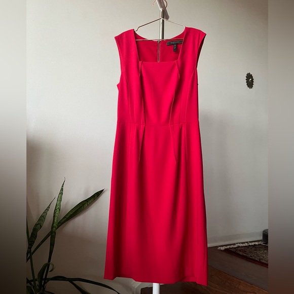 BCBGMaxAzria Red Pencil Dress 0 - Picture 1 of 3